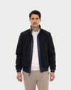 MATEO MEN'S REVERSIBLE LEATHER JACKET | BLUE